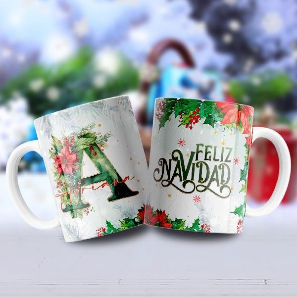 Abecedario Navideno Verde